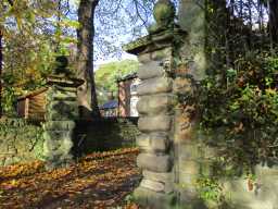 View from right side of both piers at Tanfield Hall November 2016